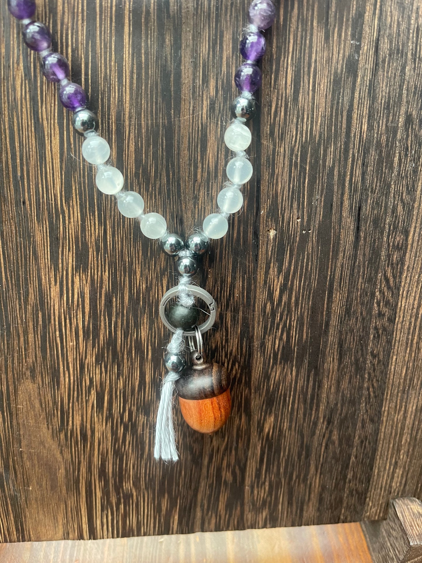 Bespoke Hand-Knotted Mala with Silver Soul Cord and Guided Meditation