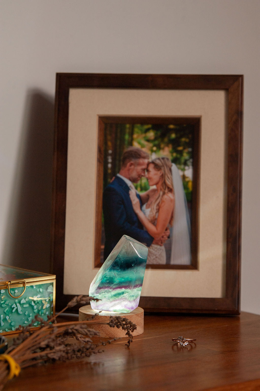 Fluorite Glow Lamp (Small) | Soft LED Crystal Light